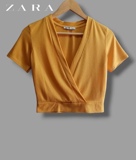 อื่นๆ เสื้อเชิ้ตและเสื้อผู้หญิง เหลือง แขนสั้น Zara SM