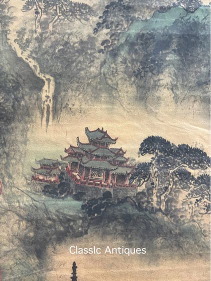 ภาพวาด พระราชวังจีนเก่าสะสม A4 รูปที่ 6