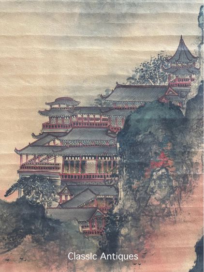 ภาพวาด พระราชวังจีนเก่าสะสม A3 รูปที่ 8