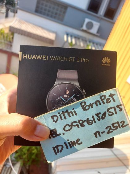 ดำ นาฬิกาSmartWatch Huawei Gt 2 Pro 46มม.รับสาย แจ้งเตือน