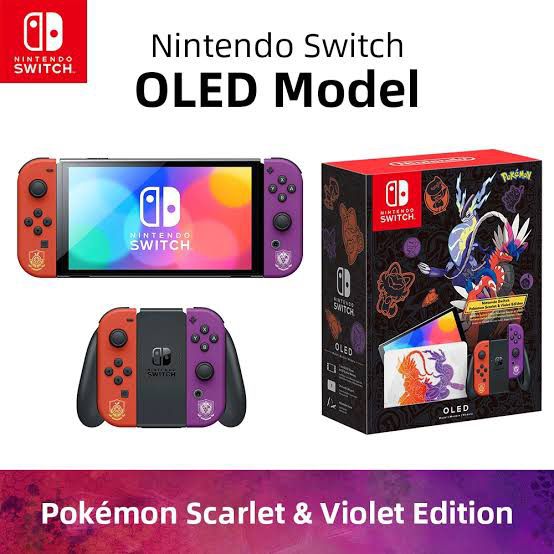 Nintendo Switch Oled Model Pokemon SCARLET VIOLET EDITION รูปที่ 4