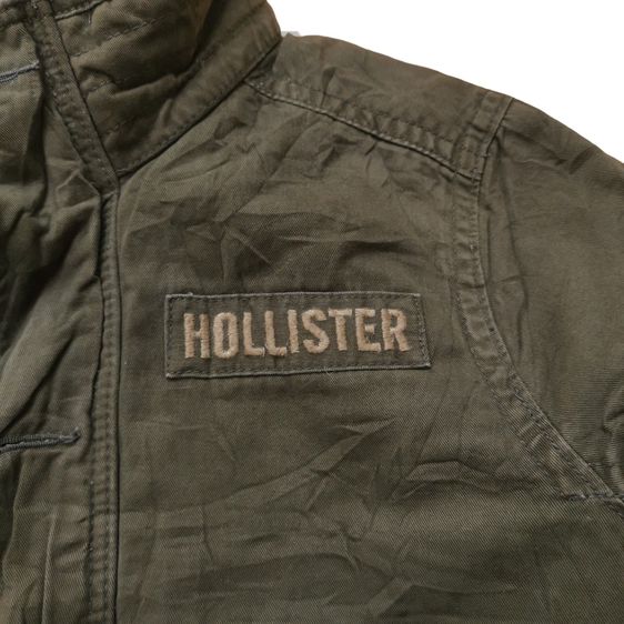 Hollister Olive Brown Trucker Jacket รอบอก 45” รูปที่ 5