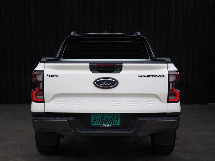 Ford Ranger 2022 2.0 Wildtrak 4WD Pickup ดีเซล ไม่ติดแก๊ส เกียร์อัตโนมัติ ขาว รูปที่ 3