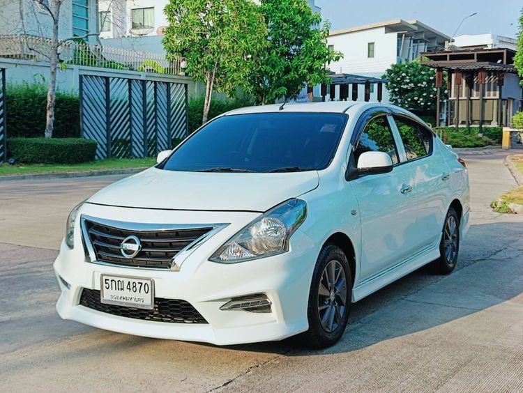 Nissan Almera 2016 1.2 E Sportech Sedan เบนซิน ไม่ติดแก๊ส เกียร์อัตโนมัติ ขาว