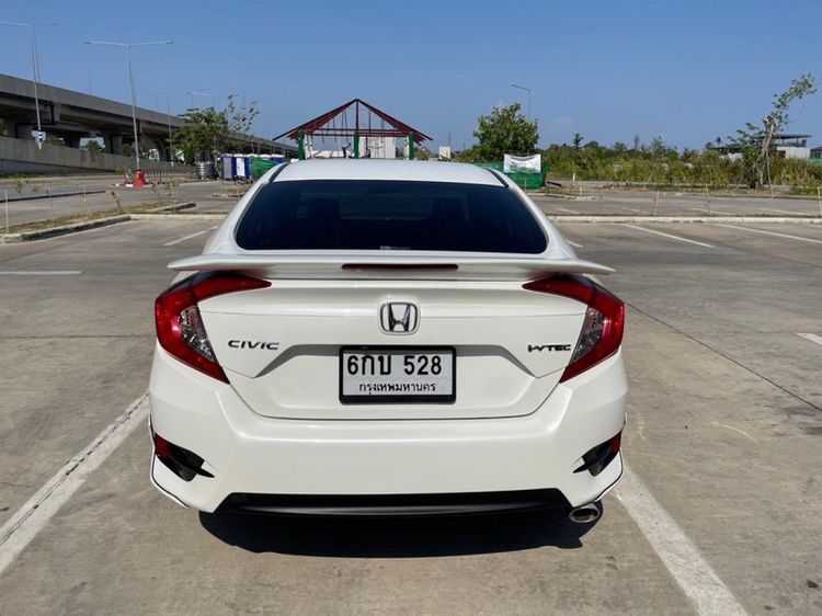 Honda Civic 2016 1.8 EL i-VTEC Sedan เบนซิน ไม่ติดแก๊ส เกียร์อัตโนมัติ ขาว รูปที่ 4