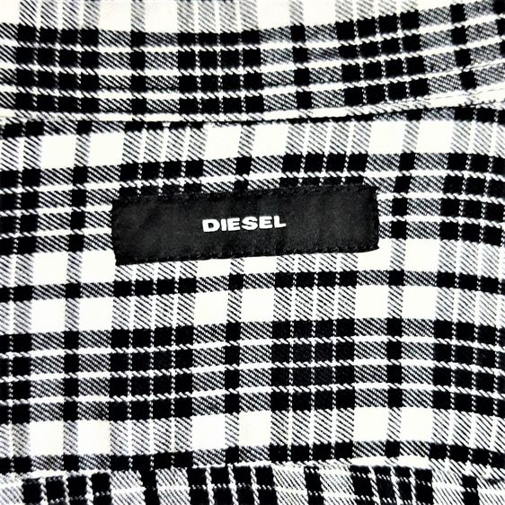  Diesel Diesel S Tropp Long Sleeved Black Check Shirt   รูปที่ 3