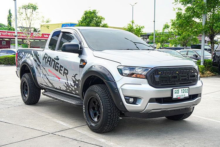 Ford Ranger 2019 2.2 Hi-Rider XL Plus Pickup ดีเซล ไม่ติดแก๊ส เกียร์ธรรมดา เทา รูปที่ 2