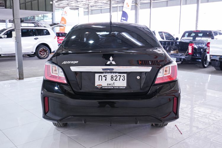 Mitsubishi Attrage 2020 1.2 GLX Sedan เบนซิน ไม่ติดแก๊ส เกียร์อัตโนมัติ ดำ รูปที่ 4