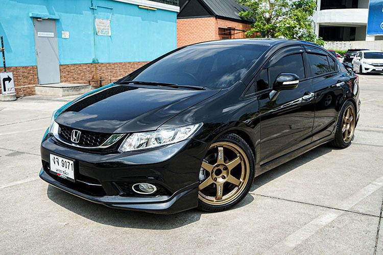 Honda Civic 2014 1.8 E i-VTEC Sedan เบนซิน ไม่ติดแก๊ส เกียร์อัตโนมัติ ดำ