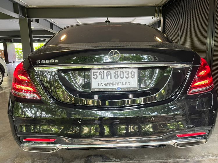Mercedes-Benz S-Class 2019 S560 Sedan ปลั๊กอินไฮบริด (PHEV) เกียร์อัตโนมัติ ดำ รูปที่ 4