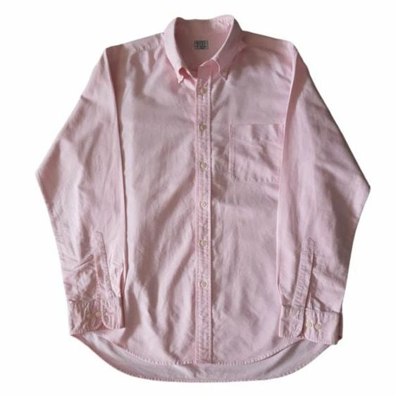 เสื้อเชิ้ตสีชมพู แบรนด์ UNIQLO แท้มือ✌สภาพดี ไม่มีตำหนิ  รูปที่ 1