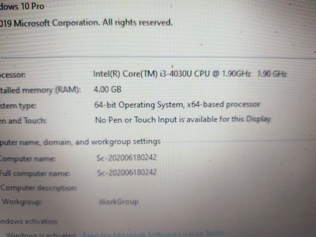 Acer Core i3-3040 U Gen 4 RAM 4 GB hdd 1 TB มาได้สวยพร้อมใช้แบตดี รูปที่ 5