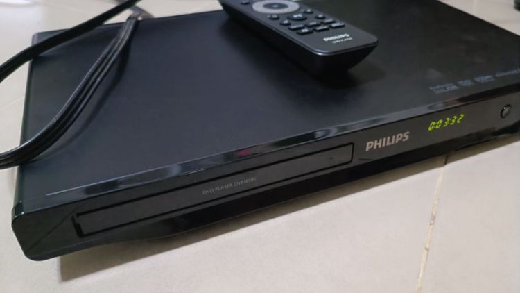 สินค้ามือ 2 Secondhand item เครื่องเล่นดีวีดีฟิลิปส์ PHILIPS DVD PLAYER DVP3850K สภาพใหม่มาก มีกล่อง รีโมท อุปกรณ์ครบกล่อง เล่นแผ่นดีเยี่ยม รูปที่ 4