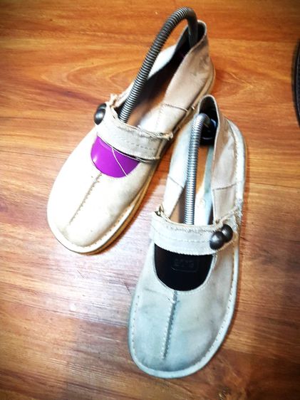 อื่นๆ รองเท้าส้นแบน หนังแท้ UK 6.5 | EU 40 | US 8 น้ำตาล kickers leather shoes leather Mary Jane toddler shoes 