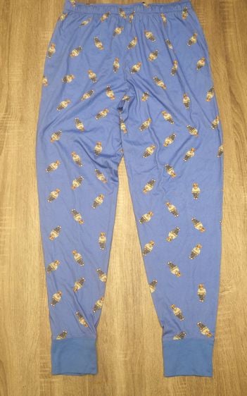 Polo Ralph Lauren Mens Polo Bear Light Blue Cotton Jersey Pajama Sleep รูปที่ 2