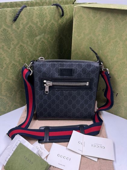 ผ้า ชาย ดำ Gucci messenger bag small  Y21
