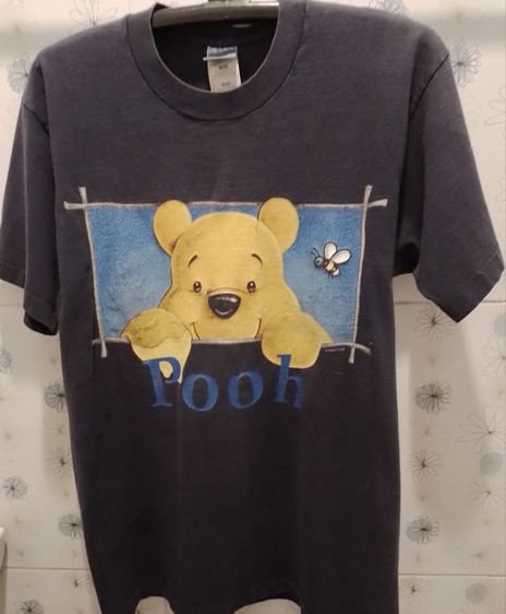 อื่นๆ เสื้อทีเชิ้ต L อื่นๆ แขนสั้น เสื้อยืดvintage 90s winner Pooh 
