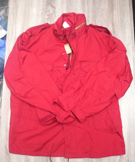 อื่นๆ เสื้อแจ็คเก็ต | เสื้อคลุม แดง แขนยาว MILITARY Coat cold weather man M65 scovill zipper  เสื้อ Jacket Field