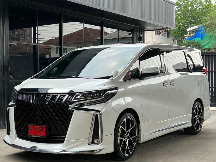 Toyota Alphard 2021 2.5 S C-Package Van เบนซิน ไม่ติดแก๊ส เกียร์อัตโนมัติ ขาว