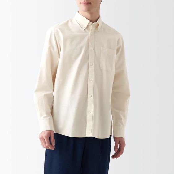 เสื้อเชิ้ต Uniqlo U Broadcloth Regular  Long Sleeve Shirt รูปที่ 5