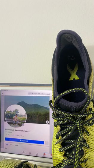 รองเท้าสตั๊ด ADIDAS X17.3 FG (Yellow) สภาพดี รูปที่ 5