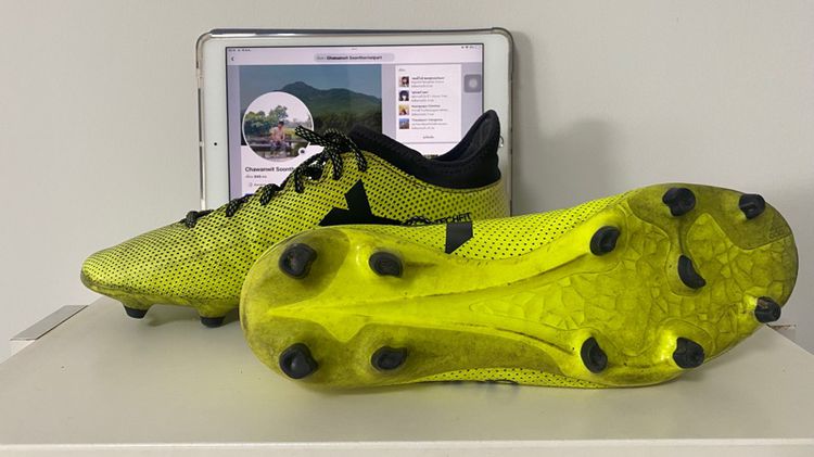 รองเท้าสตั๊ด ADIDAS X17.3 FG (Yellow) สภาพดี รูปที่ 4