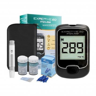 🔥ส่งเร็ว🔥เครื่องวัดน้ำตาลในเลือด (หน่วยวัด mg dl) EXACTIVE EQ IMPUIVE เครื่องตรวจเบาหวาน วัดเบาหวาน รูปที่ 4