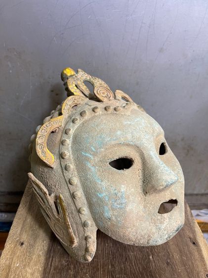 หน้ากาก ทหารจีนทองเหลืองสะสม รูปที่ 7