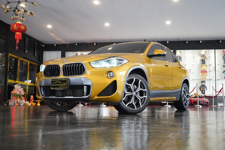 BMW X2 2019 2.0 sDrive20i M Sport X Utility-car เบนซิน ไม่ติดแก๊ส เกียร์อัตโนมัติ เหลือง