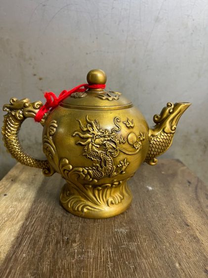 กาน้ำชามังกร ทองเหลือง รูปที่ 5