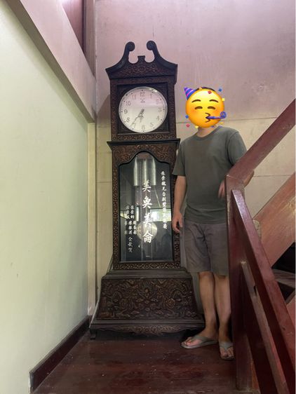 ขายนาฬิกาโบราณตั้งพื้นสภาพดีใช้งานได้สภาพสวย  รูปที่ 3