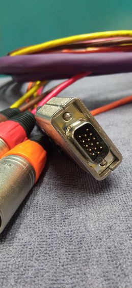 สายสัญญาณ Audio Cable 15 Pin Male DB15 to XLR  รูปที่ 4