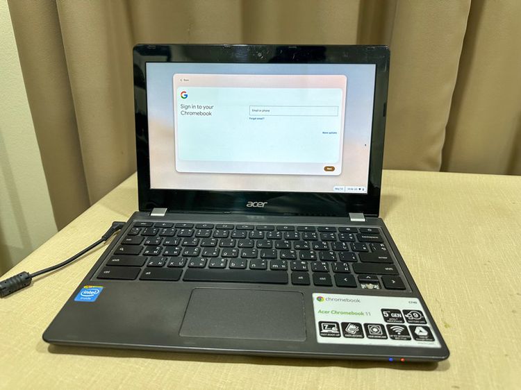Acer Chromebook 11 C740 ChromeOS Flex พกพาสะดวก แบตอึด ดูหนัง ฟังเพลง Youtube หรือ Netfix คุ้มๆ  รูปที่ 9