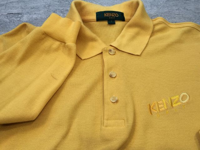 เสื้อ KENZO GOLF(1)เนื้อผ้า cottonสีเหลืองสด แขนยาว
 รูปที่ 7
