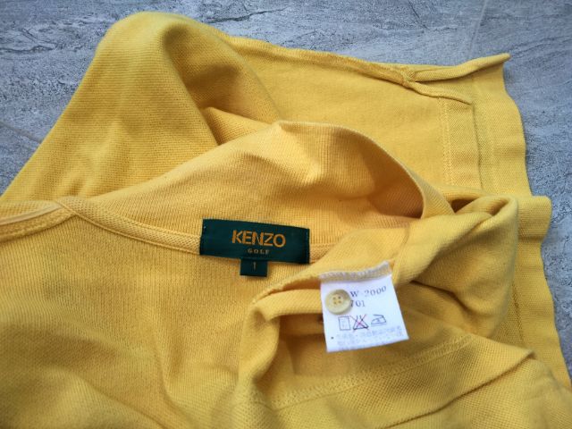 เสื้อ KENZO GOLF(1)เนื้อผ้า cottonสีเหลืองสด แขนยาว
 รูปที่ 5