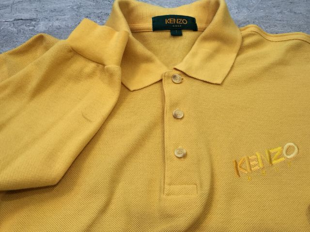 เสื้อ KENZO GOLF(1)เนื้อผ้า cottonสีเหลืองสด แขนยาว
 รูปที่ 9