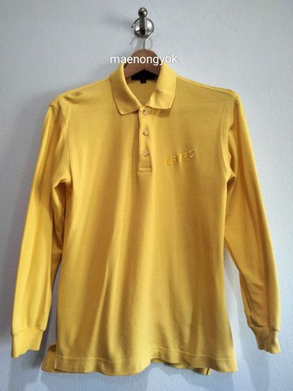 เสื้อ KENZO GOLF(1)เนื้อผ้า cottonสีเหลืองสด แขนยาว
