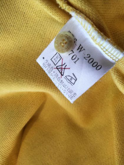 เสื้อ KENZO GOLF(1)เนื้อผ้า cottonสีเหลืองสด แขนยาว
 รูปที่ 10