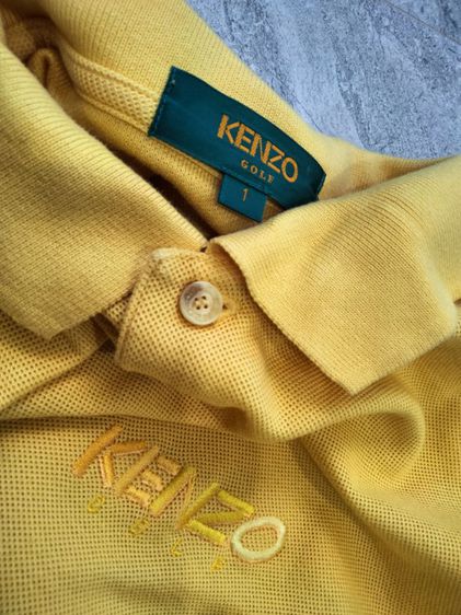 เสื้อ KENZO GOLF(1)เนื้อผ้า cottonสีเหลืองสด แขนยาว
 รูปที่ 13