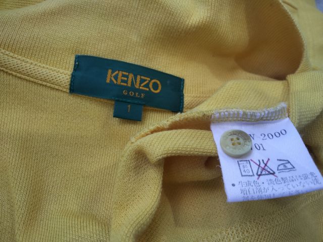 เสื้อ KENZO GOLF(1)เนื้อผ้า cottonสีเหลืองสด แขนยาว
 รูปที่ 6