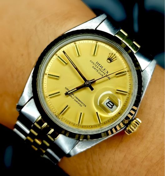 Rolex oyster perpetual date just 1601 รูปที่ 1