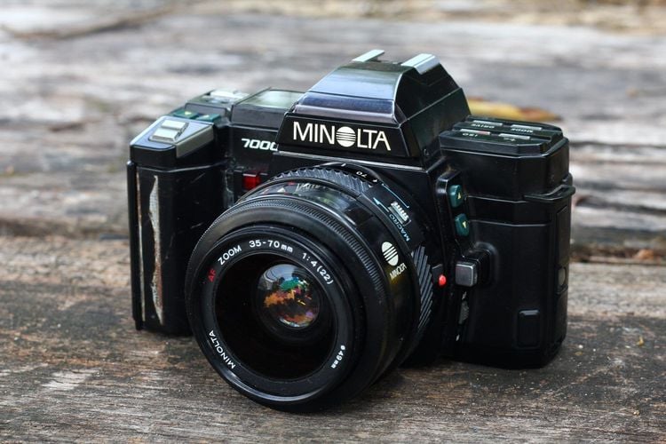 Konica Minolta กล้องฟิล์ม MINOLTA SLR AF พร้อมเลนส์ 35-70 F4 ตลอดช่วง