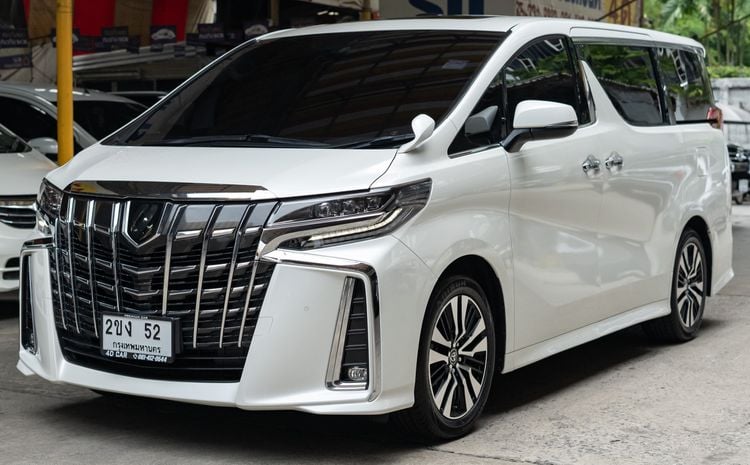 Toyota Alphard 2021 2.5 S C-Package Van เบนซิน ไม่ติดแก๊ส เกียร์อัตโนมัติ ขาว รูปที่ 2