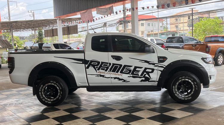 Ford Ranger 2019 2.2 Hi-Rider XL Plus Pickup ดีเซล ไม่ติดแก๊ส เกียร์ธรรมดา ขาว รูปที่ 4