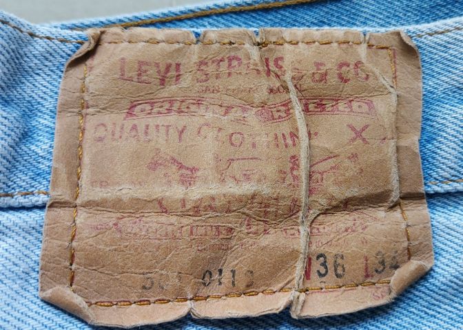 กางเกงยีนส์ลีวายมือสอง Levi's 5010113 vtg80 US เอว34-45-8 (H16) รูปที่ 16