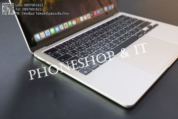 MacBook Air M2 13.6 inch 2022 Starlight ขาย 26,900 บาท รูปที่ 4
