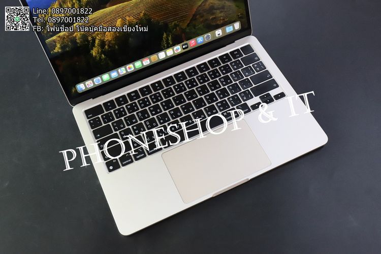 MacBook Air M2 13.6 inch 2022 Starlight ขาย 26,900 บาท รูปที่ 6