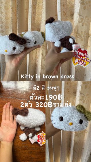 hello kitty twins brown รูปที่ 1