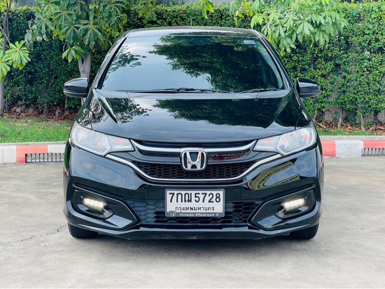 Honda Jazz 2018 1.5 V Plus i-VTEC Sedan เบนซิน ไม่ติดแก๊ส เกียร์อัตโนมัติ ดำ