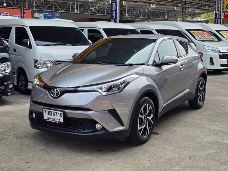 Toyota C-HR 2018 1.8 Mid Utility-car เบนซิน ไม่ติดแก๊ส เกียร์อัตโนมัติ เทา